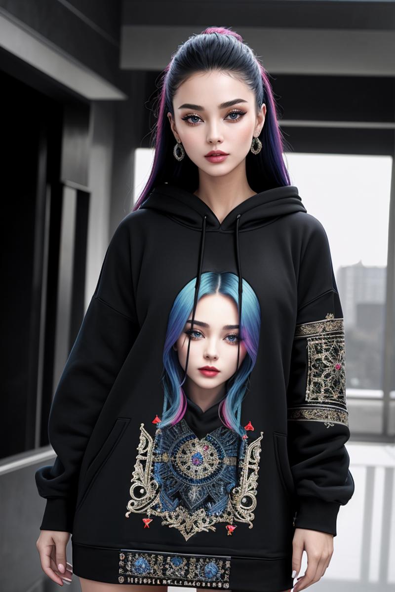 05065-2056918407-((Masterpiece, best quality,edgQuality))_((hoodie)),edgJG fashion, a woman in a ((designer dress)) ,wearing edgJG_style clothing.png